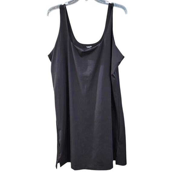 Old Navy Active PowerSoft Black Athletic Tennis Tank Mini Dress w/ Shorts XXL - Picture 1 of 7